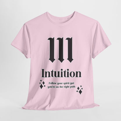 111 Intuition T-Shirt Angel Numbers x BLK