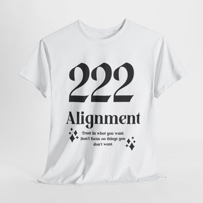 222 Alignment T-Shirt Angel Numbers x BLK