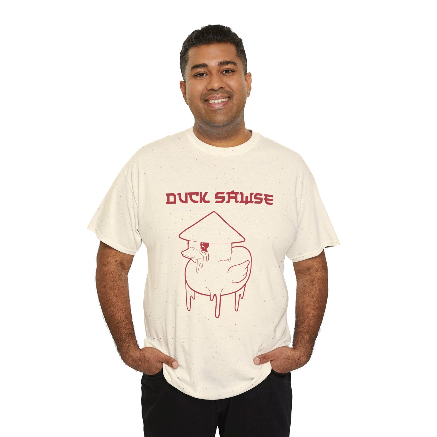 Duck Sawse Chinese Take-Out Logo 100% Cotton Tee