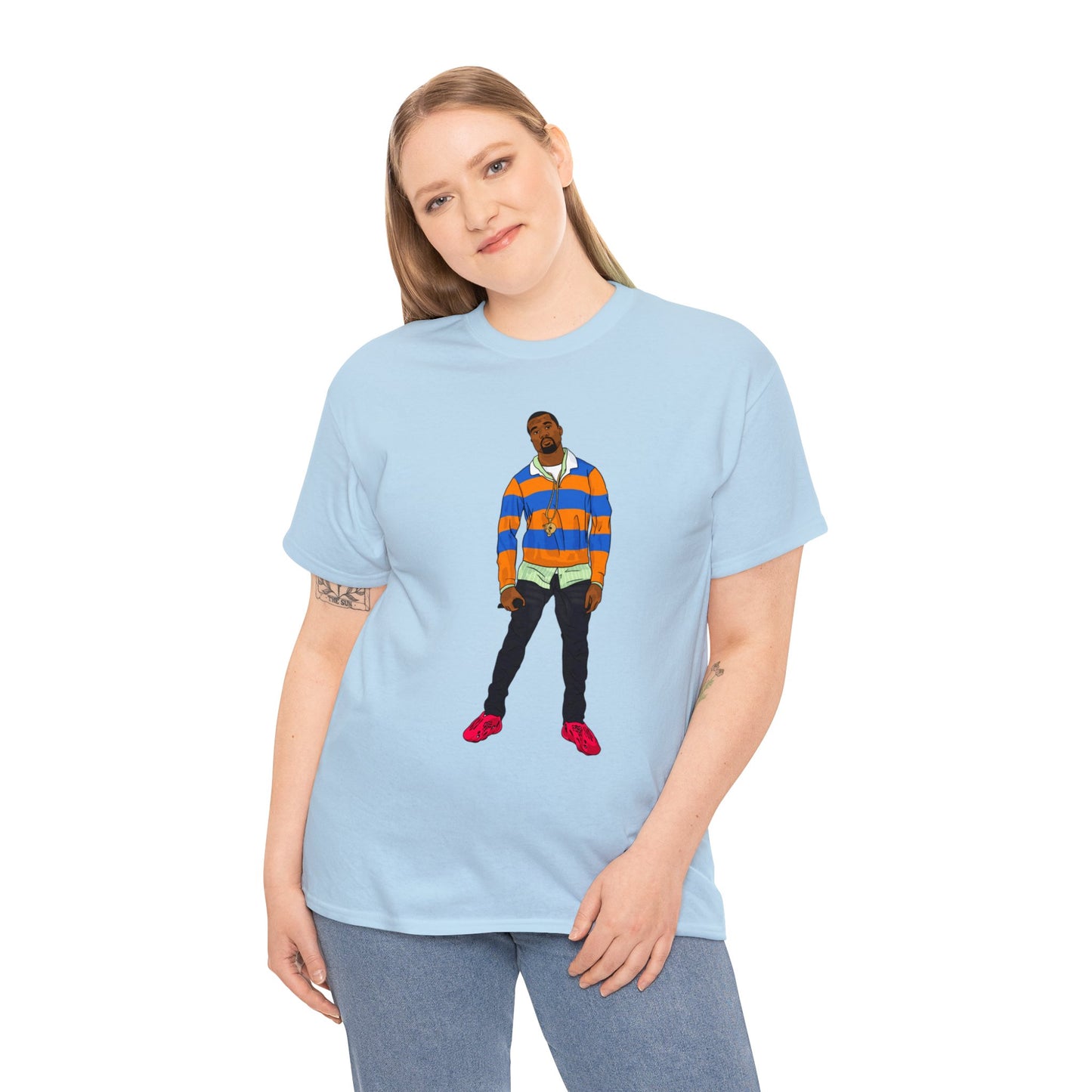 Ye College Dropout Unisex Heavy Cotton Foam Runner Vermilion Tee