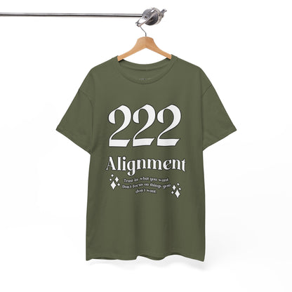 222 Alignment T-Shirt Angel Numbers x WHT