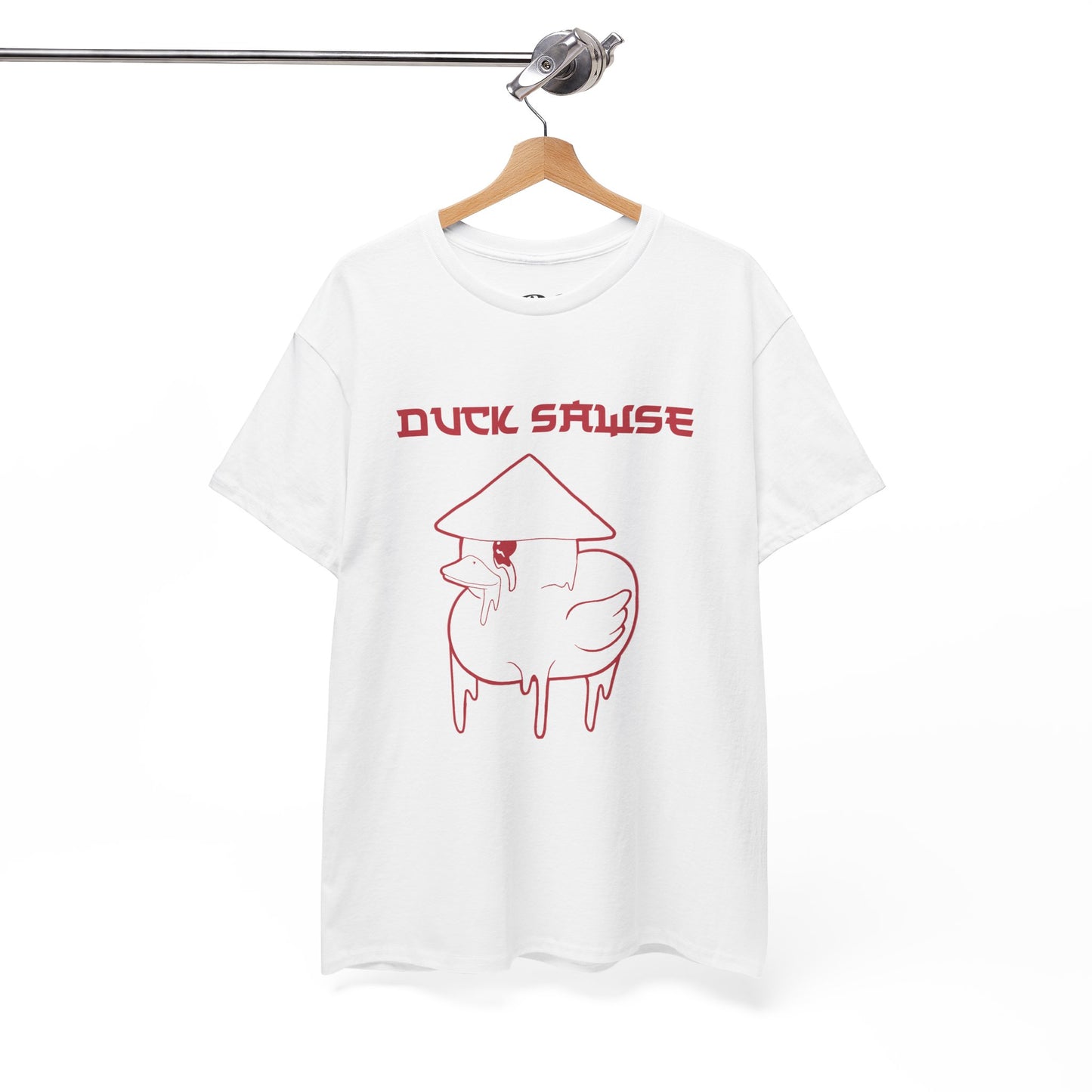 Duck Sawse Chinese Take-Out Logo 100% Cotton Tee
