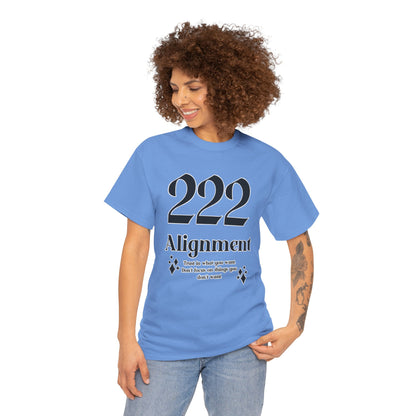 222 Alignment T-Shirt Angel Numbers x BLK