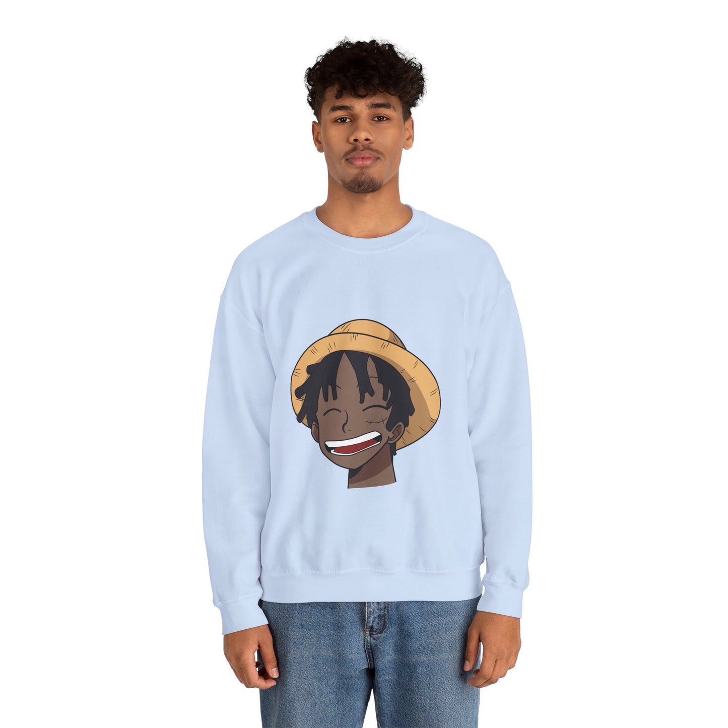 Black Luffy Crewneck Sweatshirt Heavy Blend™