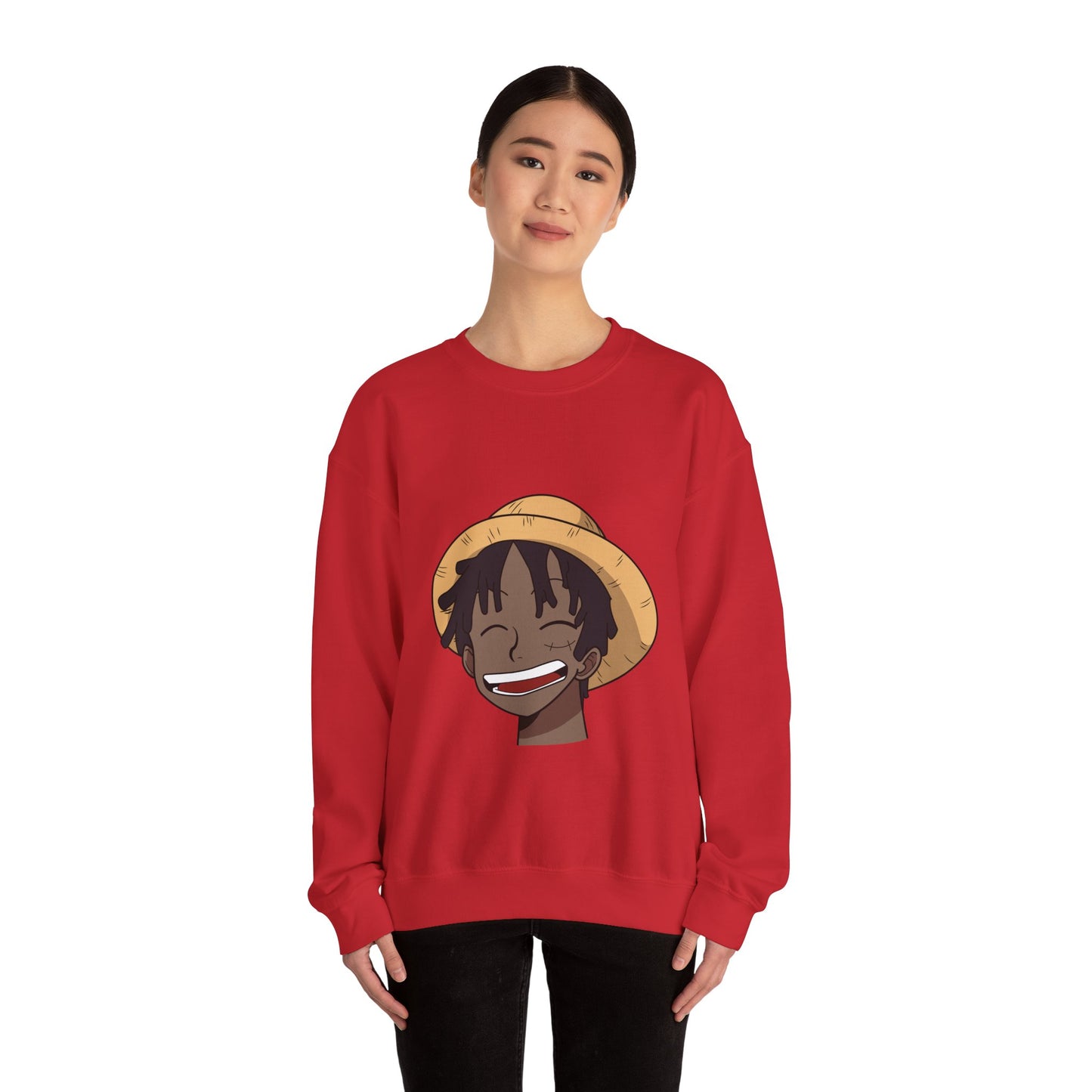 Black Luffy Crewneck Sweatshirt Heavy Blend™