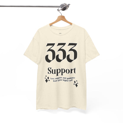 333 Support T-Shirt Angel Numbers x BLK