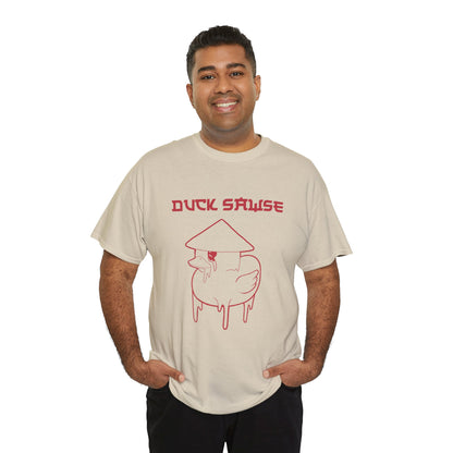 Duck Sawse Chinese Take-Out Logo 100% Cotton Tee