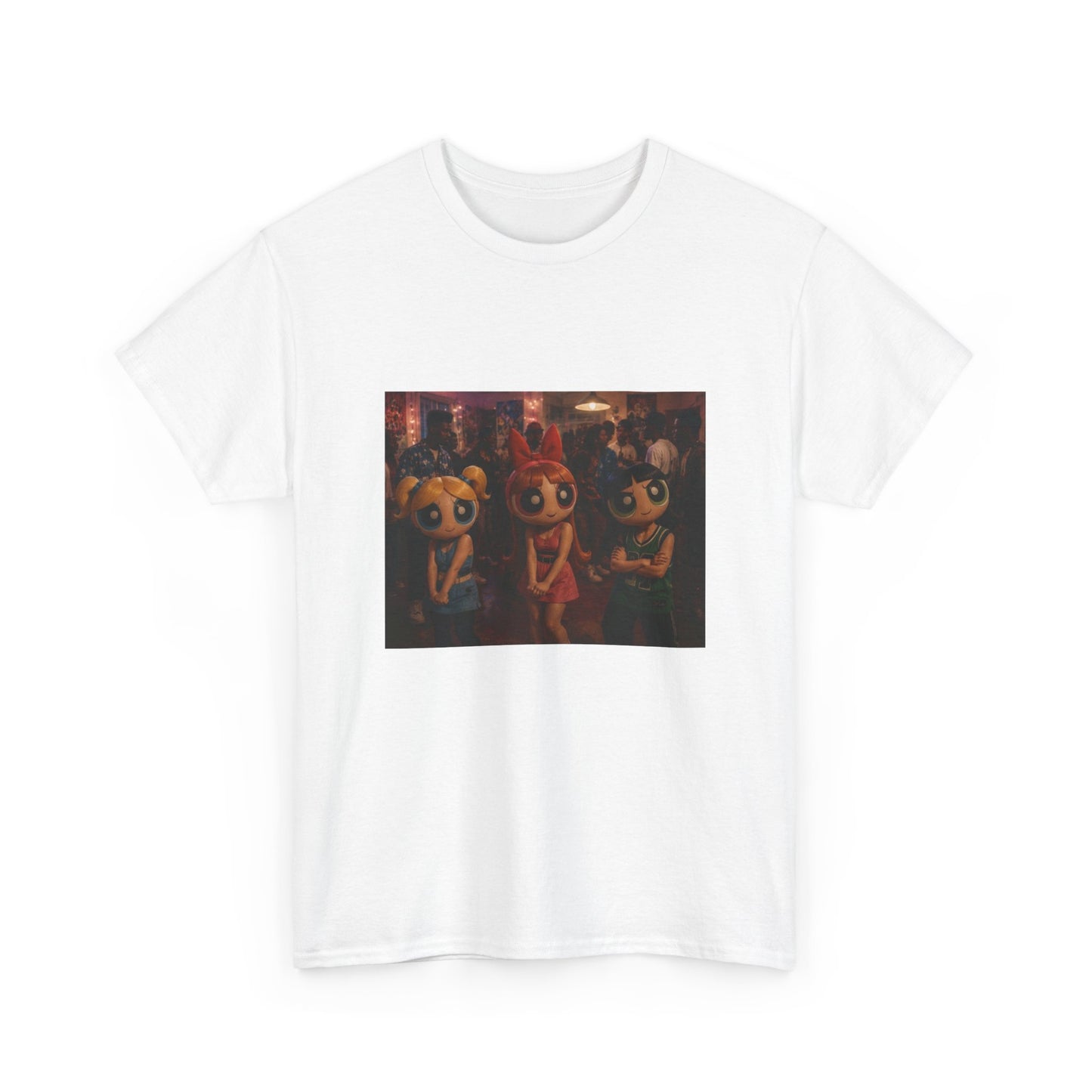 Powerpuff Girls x 'House Party' T-Shirt — Retro Cartoon Graphic Tee