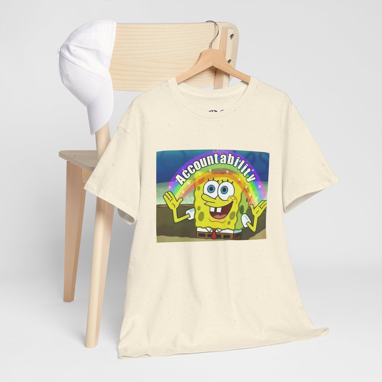 Sponge Bob Accountability Tee Heavy Cotton