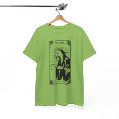 The Audacity Tarot Card 100% Cotton Tee x BLK