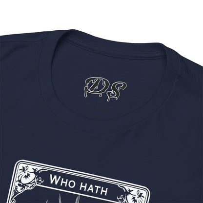 The Audacity Tarot Card 100% Cotton Tee x WHT