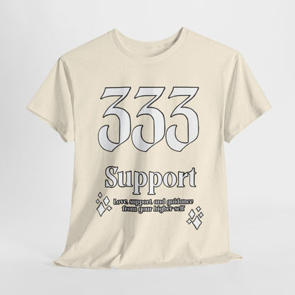 333 Support T-Shirt Angel Numbers x WHT
