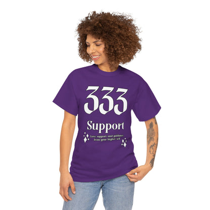 333 Support T-Shirt Angel Numbers x WHT