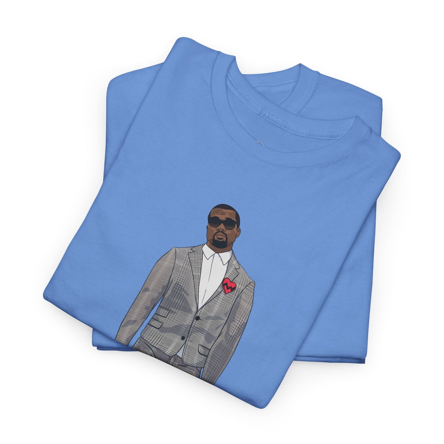 Ye 808 350 Red Stripe Tee Heavy Cotton