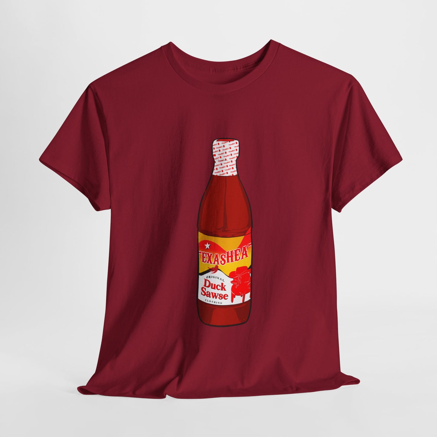 Texas Heat Hot Sauce 100% Cotton Duck Sawse Tee