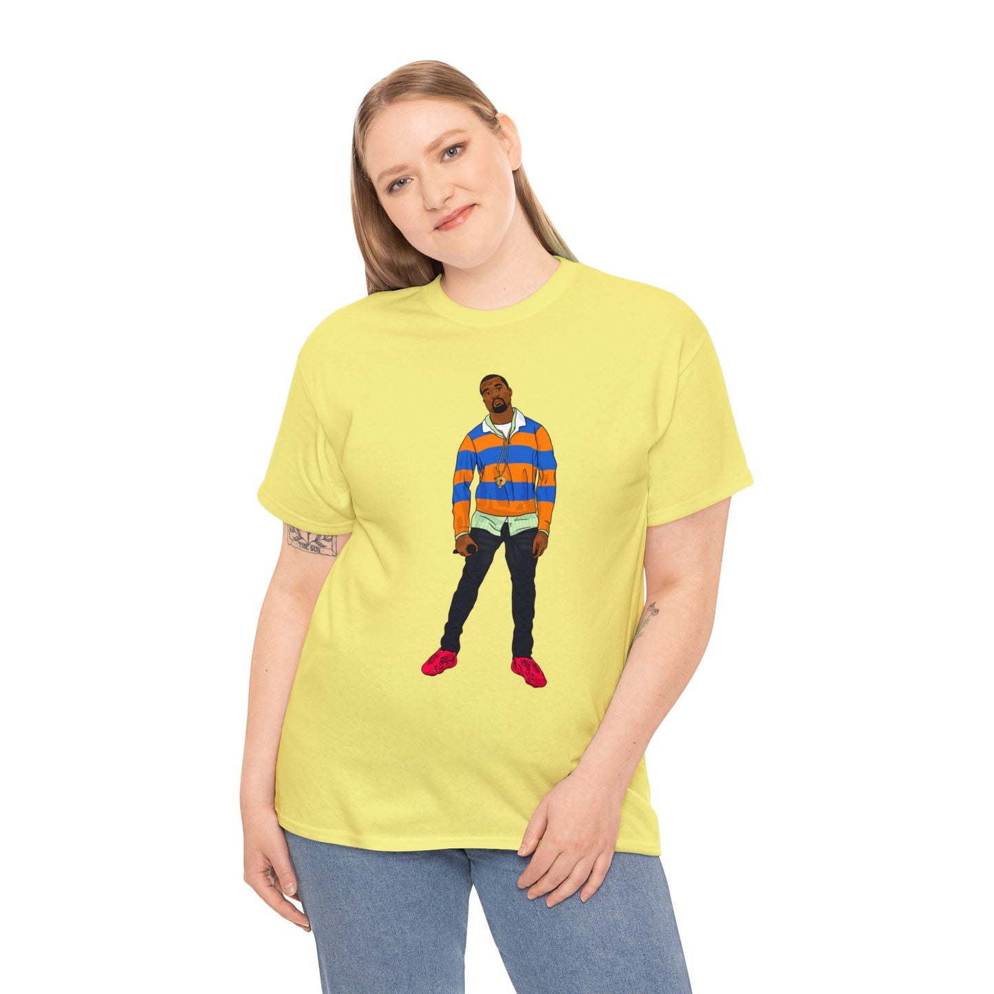 Ye College Dropout Unisex Heavy Cotton Foam Runner Vermilion Tee