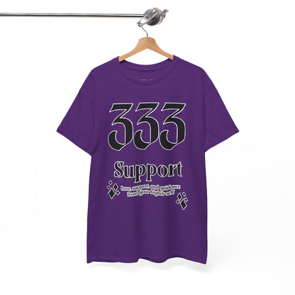 333 Support T-Shirt Angel Numbers x BLK