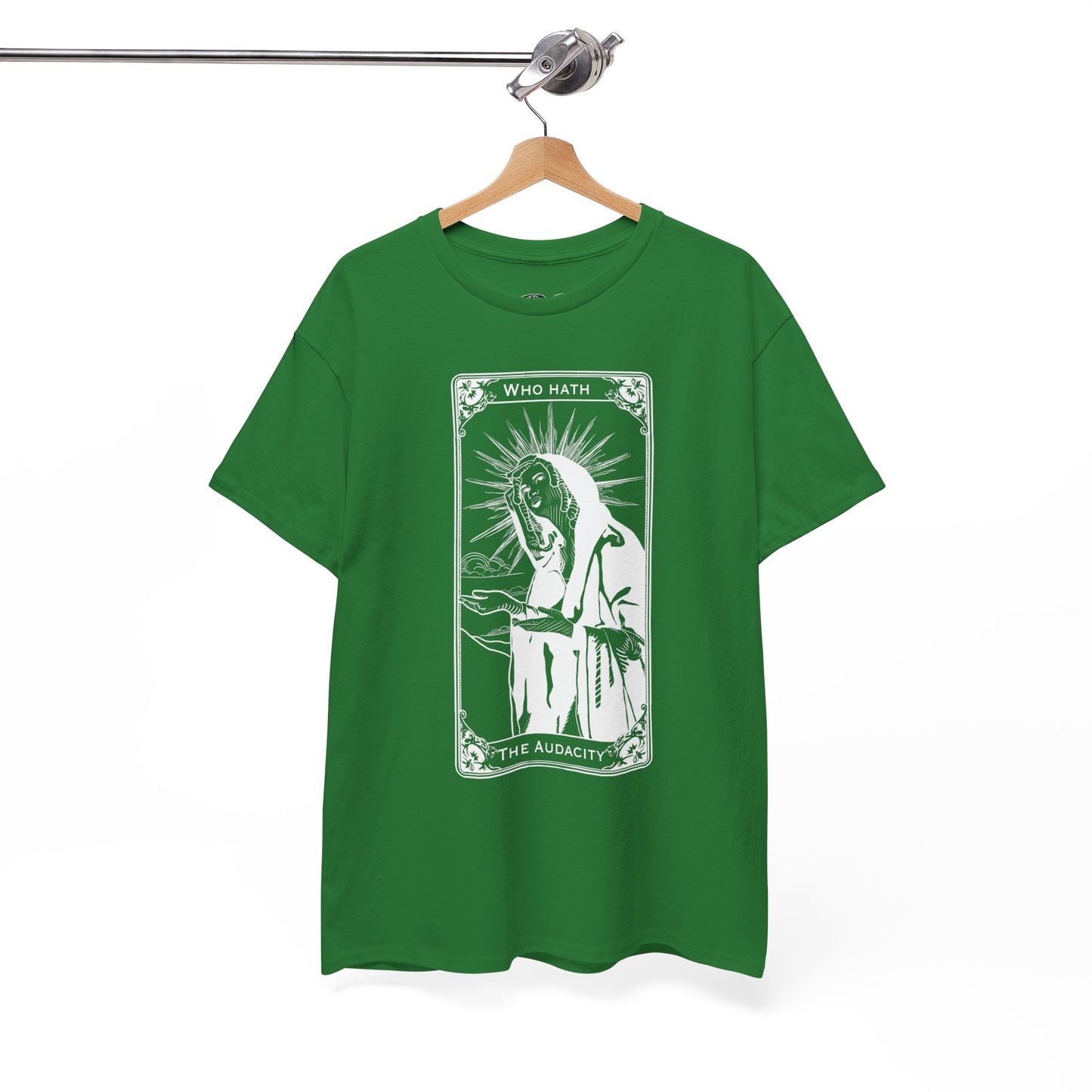The Audacity Tarot Card 100% Cotton Tee x WHT