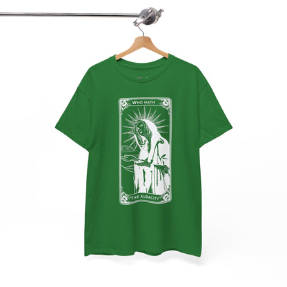 The Audacity Tarot Card 100% Cotton Tee x WHT