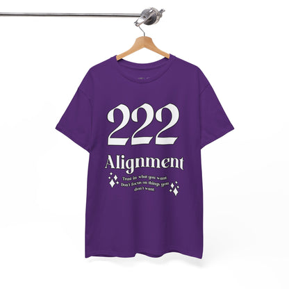 222 Alignment T-Shirt Angel Numbers x WHT