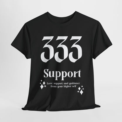 333 Support T-Shirt Angel Numbers x WHT