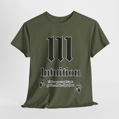 111 Intuition T-Shirt Angel Numbers x BLK