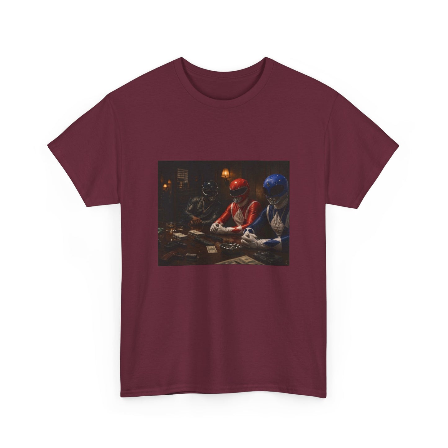 Power Rangers x “Paid in Full” T-Shirt — Retro Hip-Hop Mashup Tee