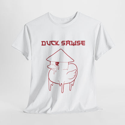 Duck Sawse Chinese Take-Out Logo 100% Cotton Tee