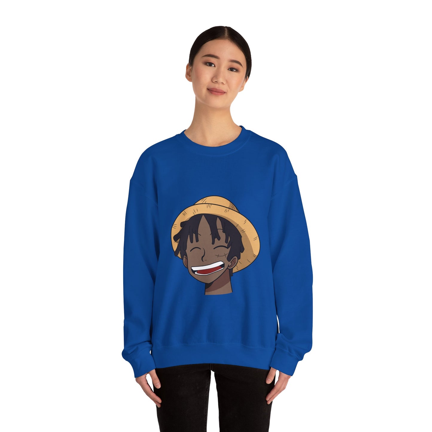 Black Luffy Crewneck Sweatshirt Heavy Blend™