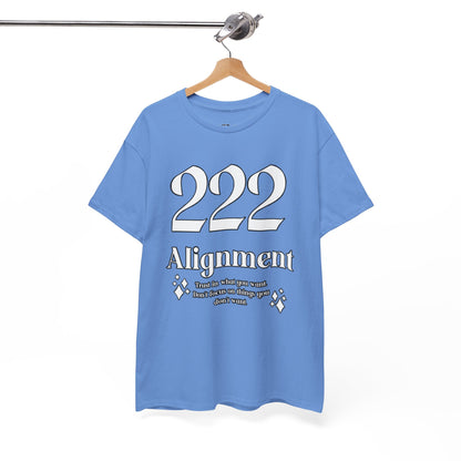 222 Alignment T-Shirt Angel Numbers x WHT