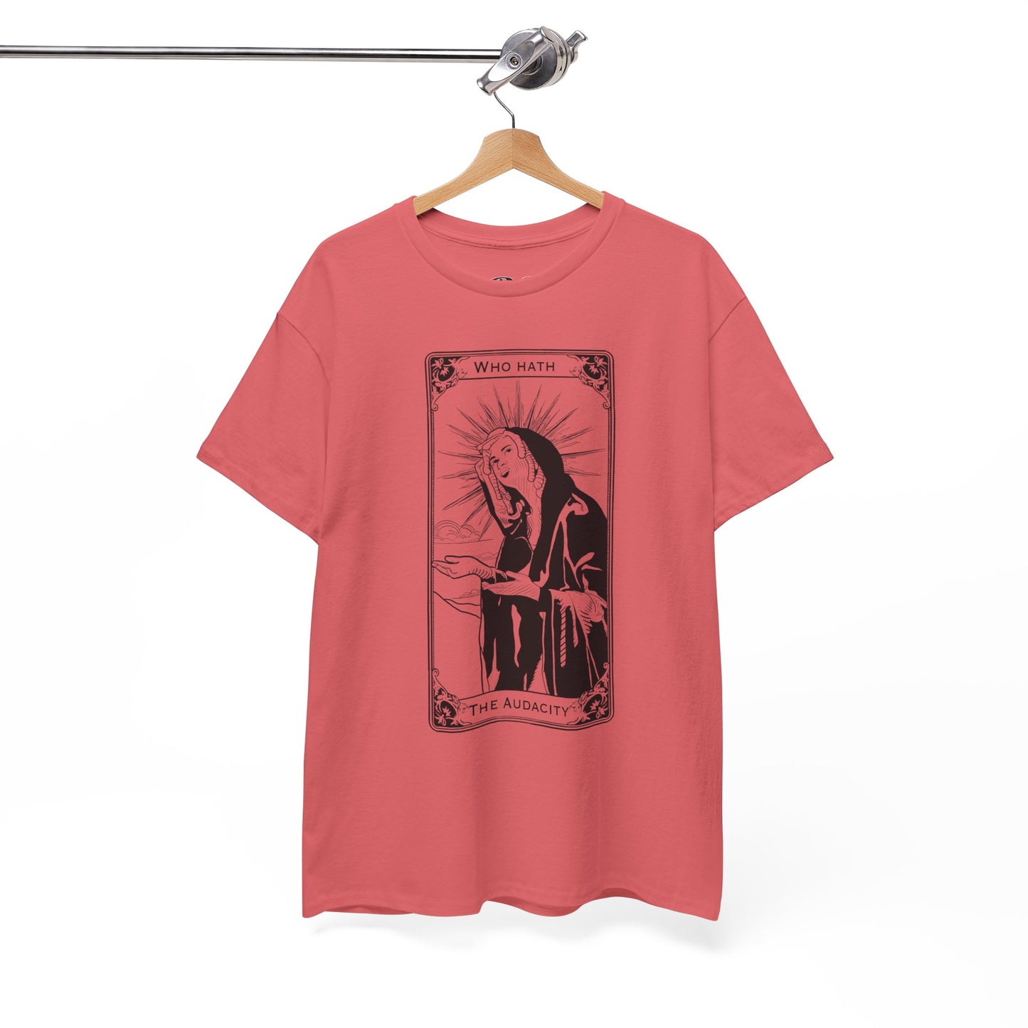 The Audacity Tarot Card 100% Cotton Tee x BLK