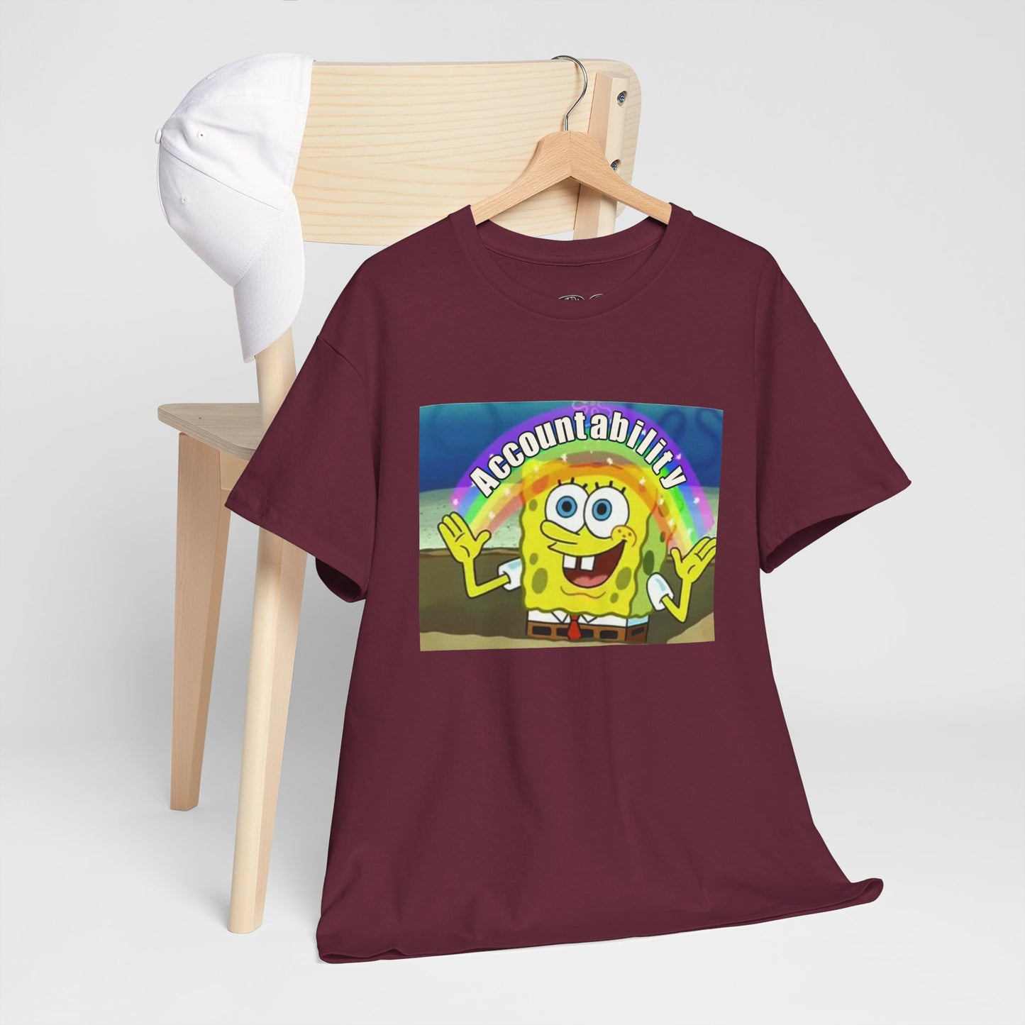 Sponge Bob Accountability Tee Heavy Cotton