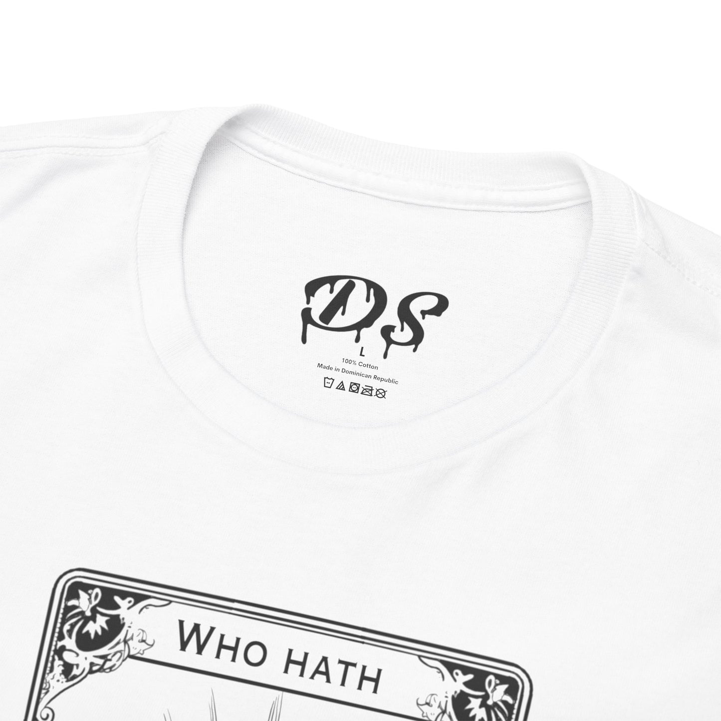 The Audacity Tarot Card 100% Cotton Tee x BLK
