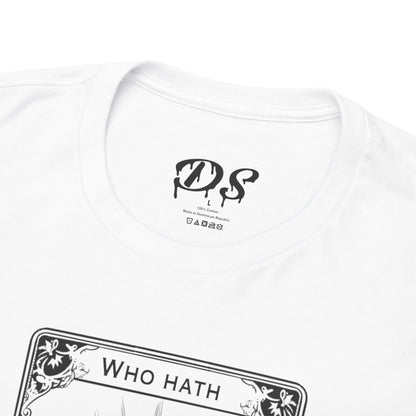 The Audacity Tarot Card 100% Cotton Tee x BLK