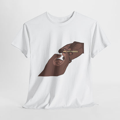 “Bros Get High” 100% Cotton Pass Dat Doobie Tee