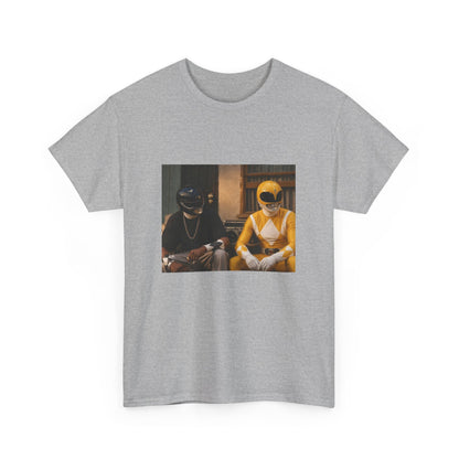 Friday x Black & Yellow Ranger T-Shirt — Retro Power Rangers Design