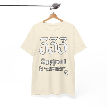 333 Support T-Shirt Angel Numbers x WHT