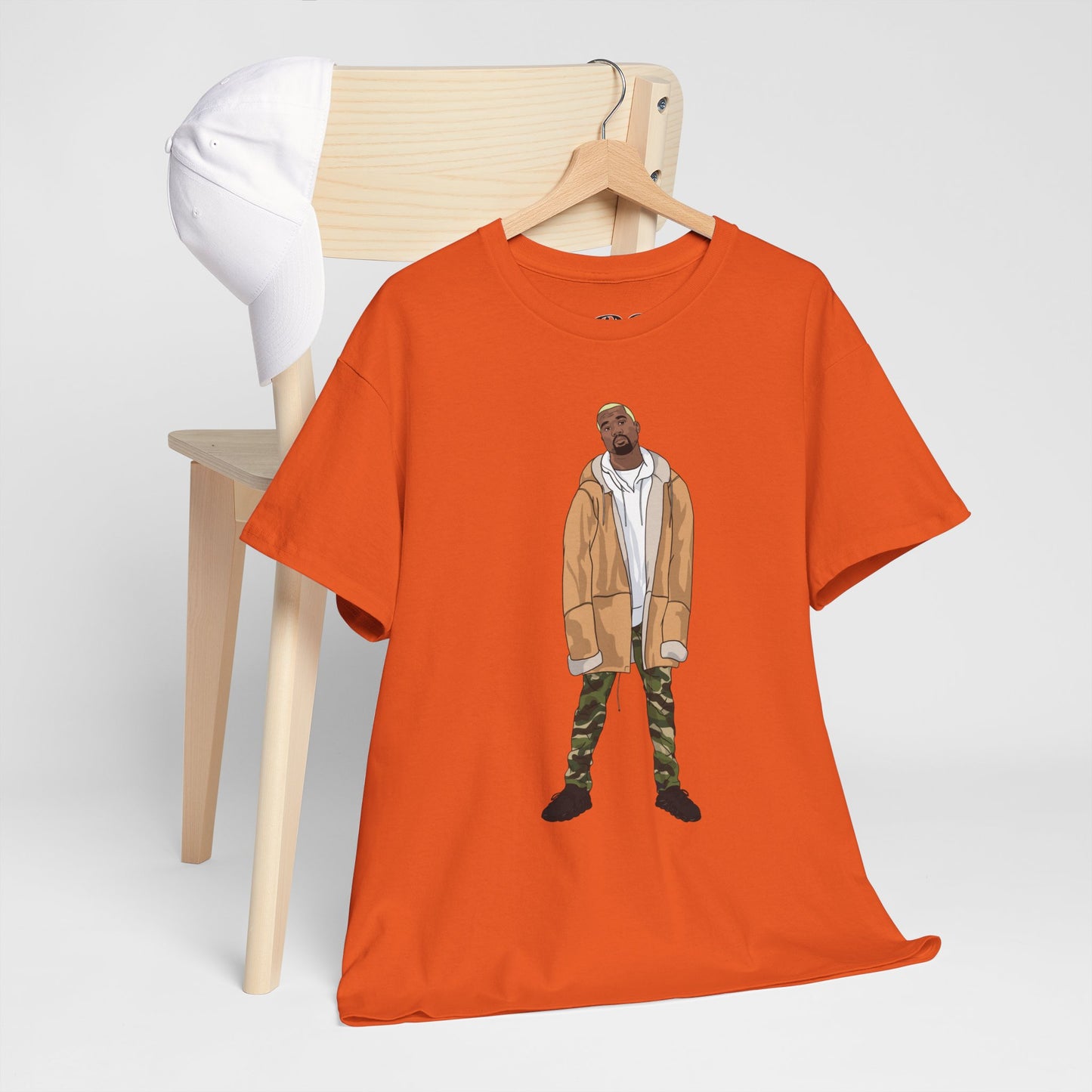 Blonde Ye 450 Cloud Black Tee Heavy Cotton