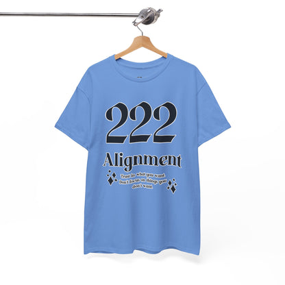 222 Alignment T-Shirt Angel Numbers x BLK