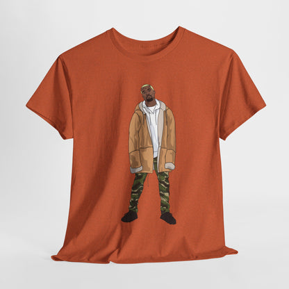 Blonde Ye 450 Cloud Black Tee Heavy Cotton