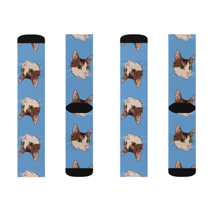 Kitty Cat  Sublimation Socks