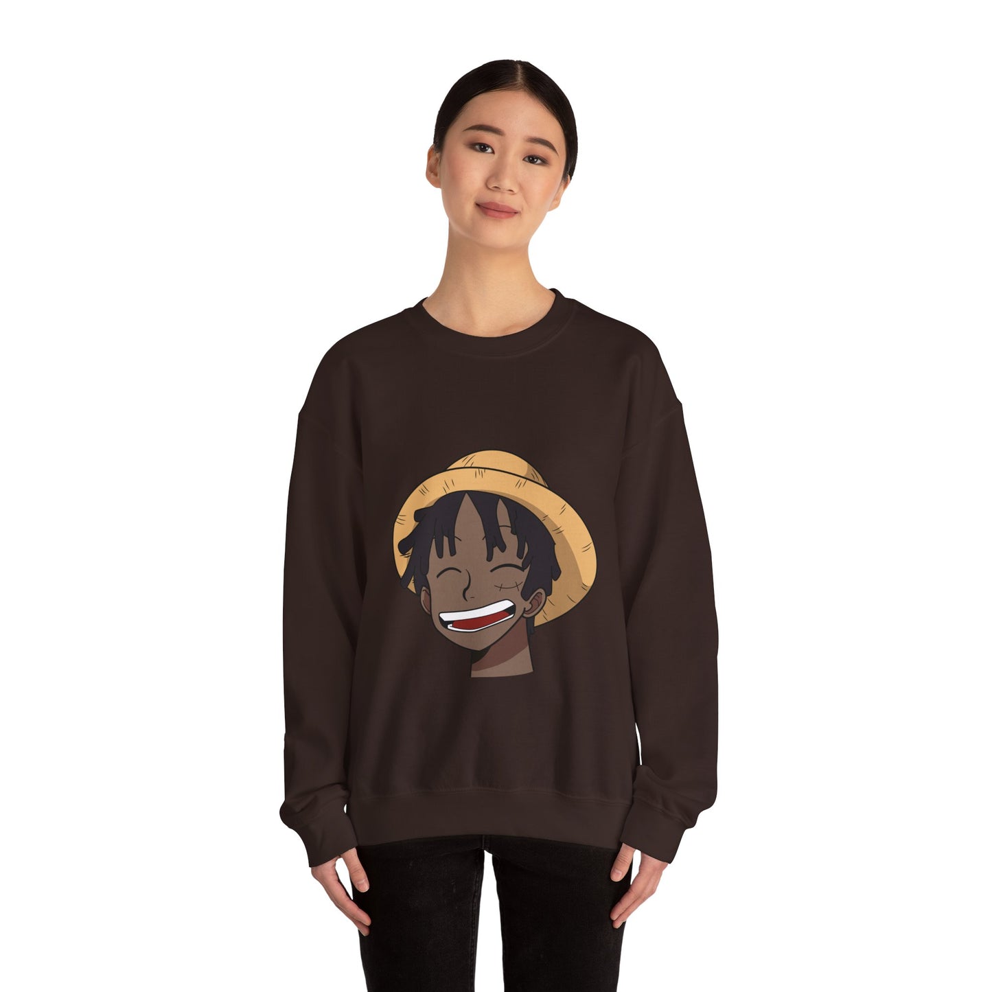 Black Luffy Crewneck Sweatshirt Heavy Blend™
