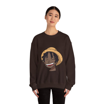 Black Luffy Crewneck Sweatshirt Heavy Blend™