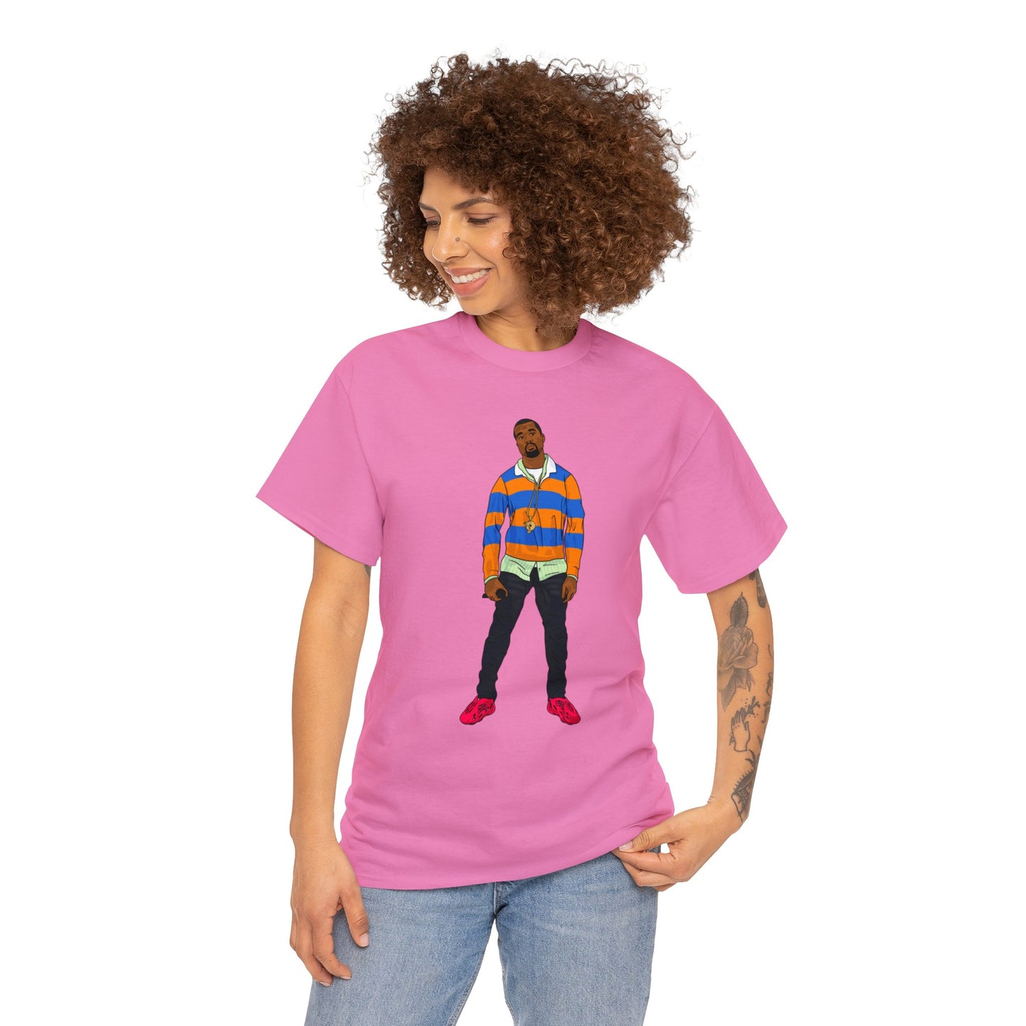 Ye College Dropout Unisex Heavy Cotton Foam Runner Vermilion Tee