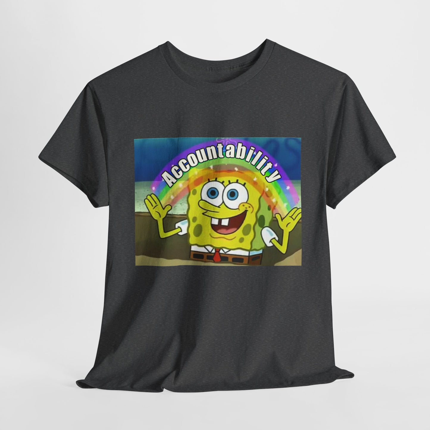 Sponge Bob Accountability Tee Heavy Cotton