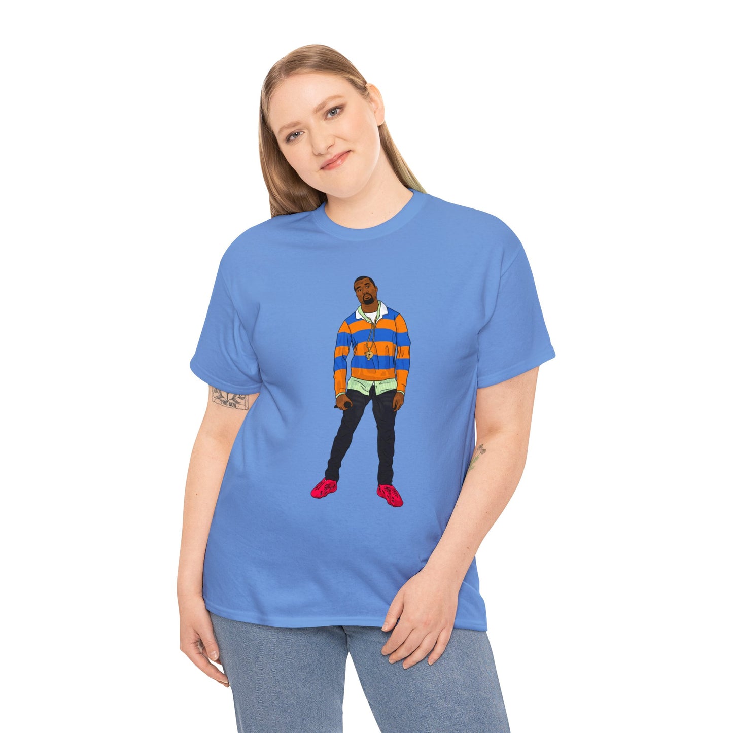 Ye College Dropout Unisex Heavy Cotton Foam Runner Vermilion Tee