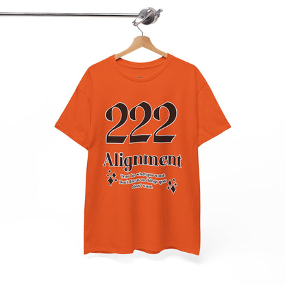 222 Alignment T-Shirt Angel Numbers x BLK