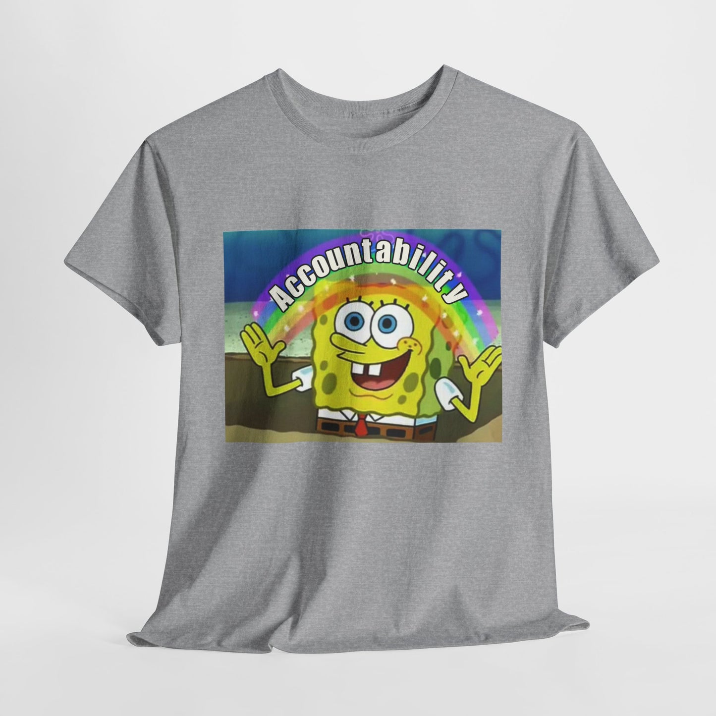 Sponge Bob Accountability Tee Heavy Cotton