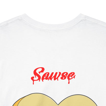 Conversation Heart Duck Sawse Logo Tee Heavy Cotton 04