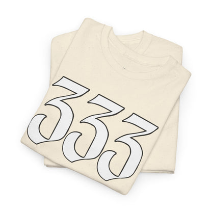 333 Support T-Shirt Angel Numbers x WHT